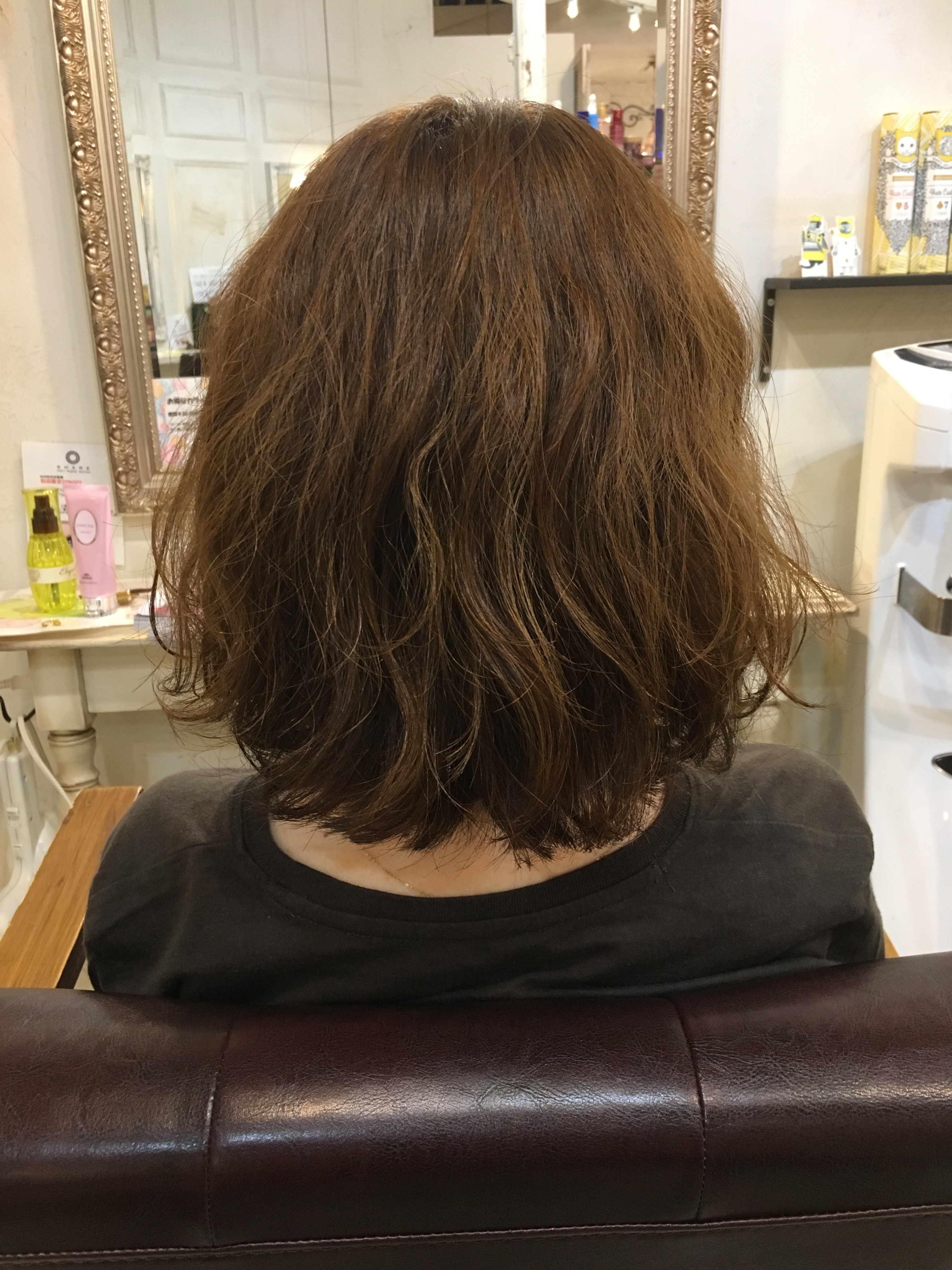 パーマは毎日のスタイリングが楽になりますよ。 香川県高松市の美容室 SHARE hair make works