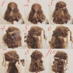 ヘアアレンジ,ハーフアップ