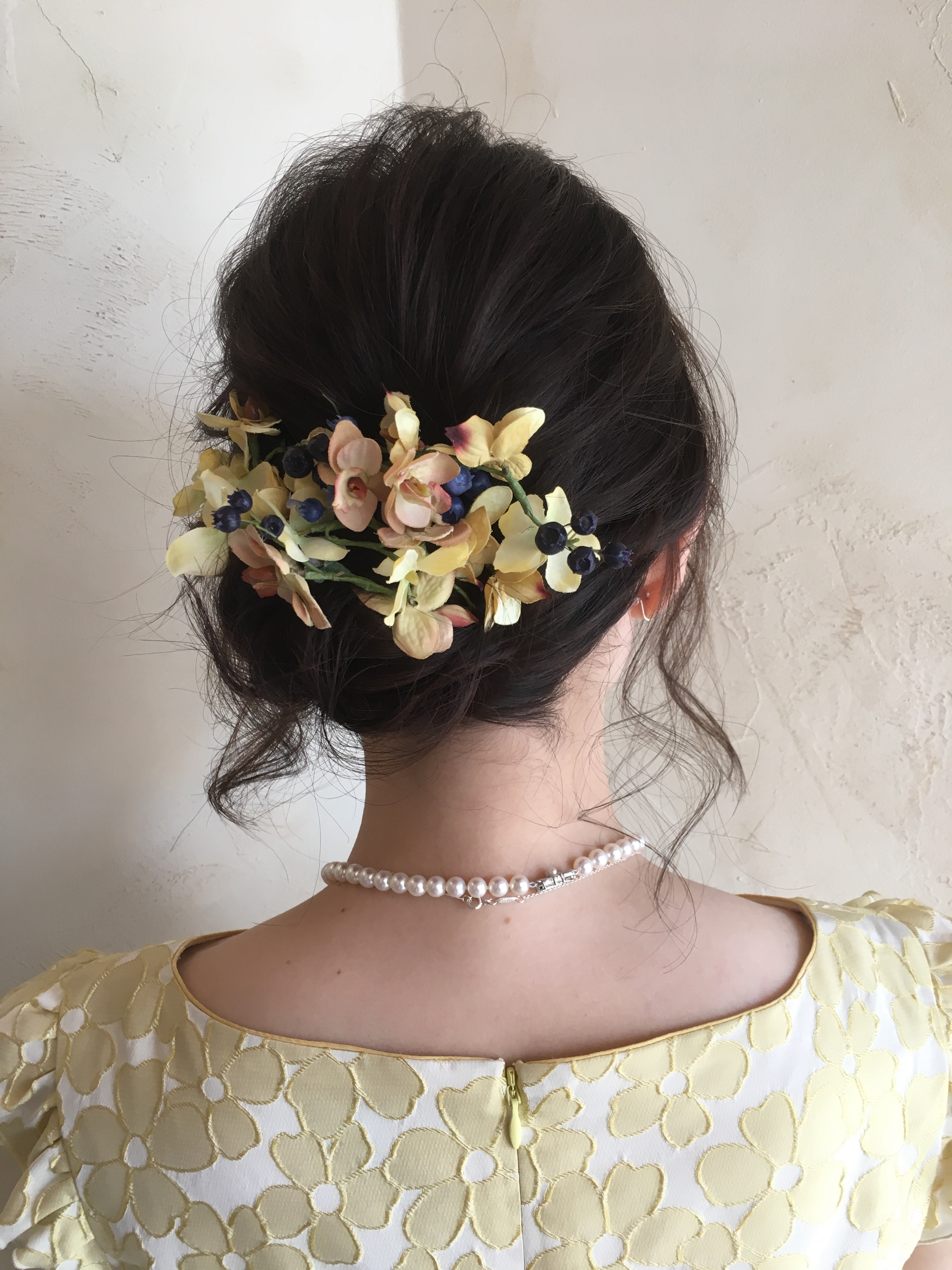 結婚式のヘアセット