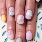 休日新しくnailしてもらいました✩