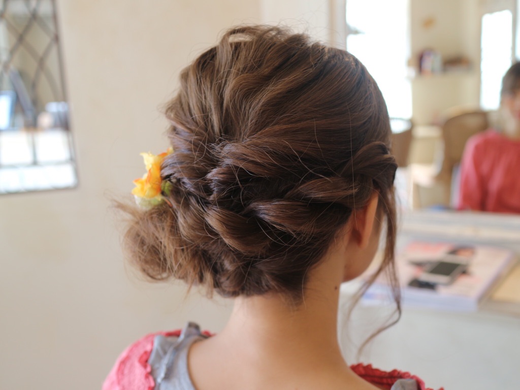 浴衣,花火大会,ヘアアレンジ