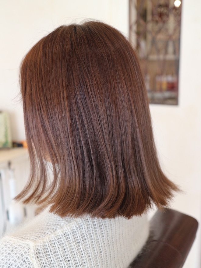 切りっぱなしボブといえどスタイリングは必要です 香川県高松市で大人女性に人気の美容室share シェア 切りっぱなしボブといえどスタイリングは必要です 香川県高松市で大人女性に人気の美容室share シェア