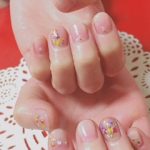 ☆結婚式お呼ばれnailはピンクにしました☆