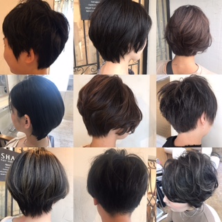 今日はショートヘアまとめてみました 香川県高松市で大人女性に