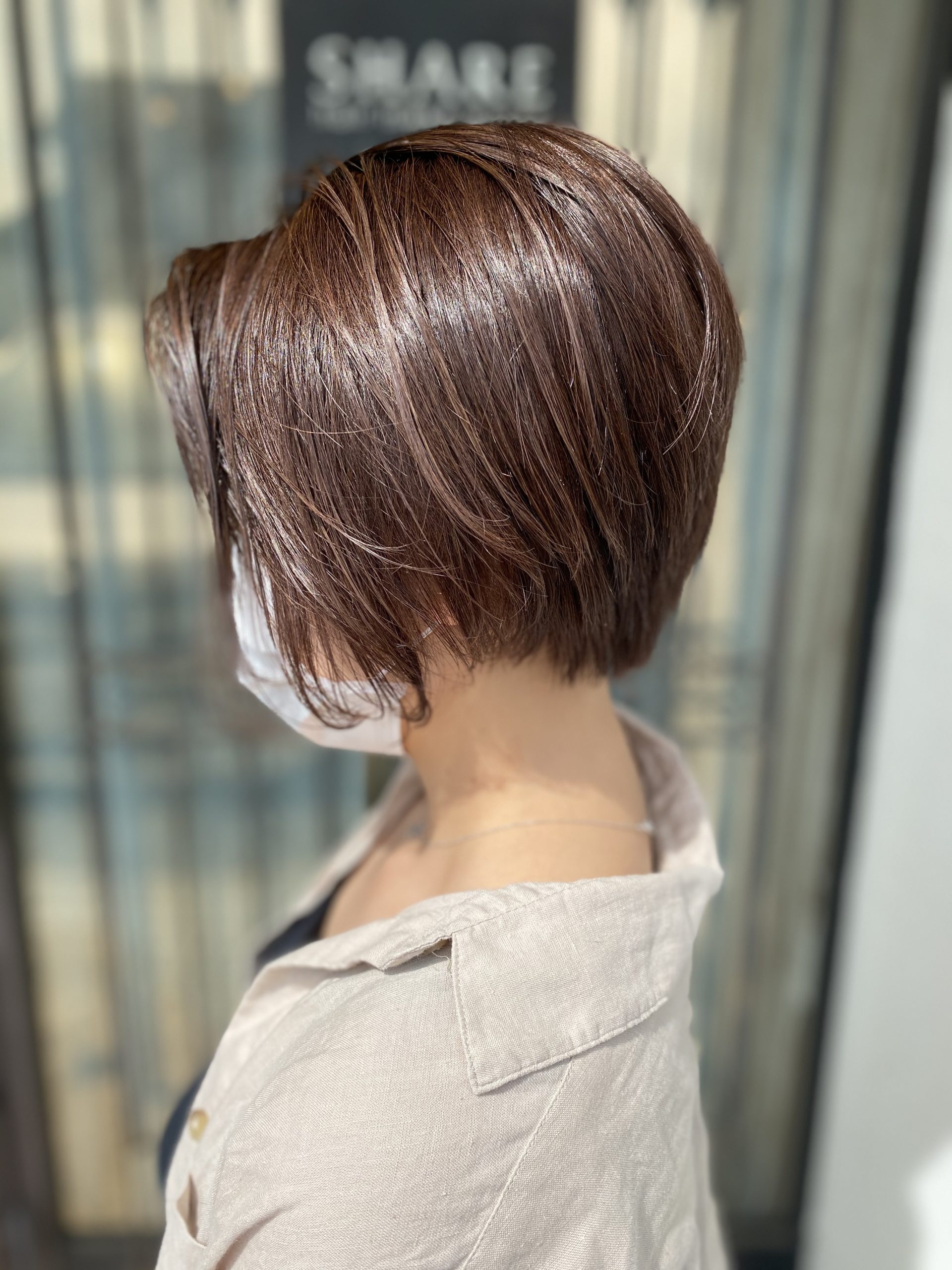 ショートがよく似合うお客様style 香川県高松市で大人女性に人気の美容室share シェア